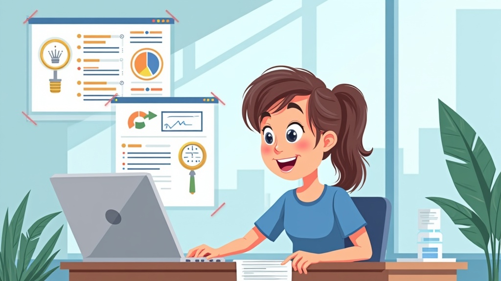 Cartoon illustration of a person designing clean, simple MCP tools with clear names and predictable parameters